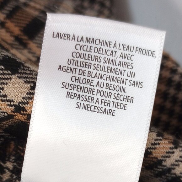 Leith Plaid Ruffle Academia Midi Skirt - Picture 8 of 8